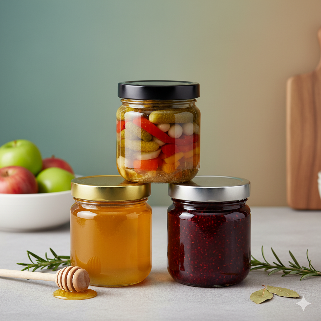Envases de Vidrio con Tapa Twist-Off Ancha: El Aliado Premium para tu Emprendimiento Gourmet