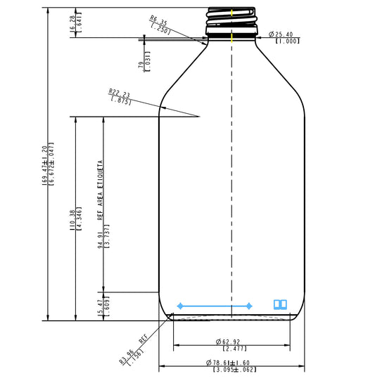 ENVASE DE VIDRIO 1253 AMBAR PILFER X 24 UNIDADES