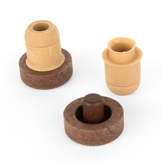 TAPÓN SINTÉTICO MONOMIX BICOLOR 34x12/22 X UNIDAD