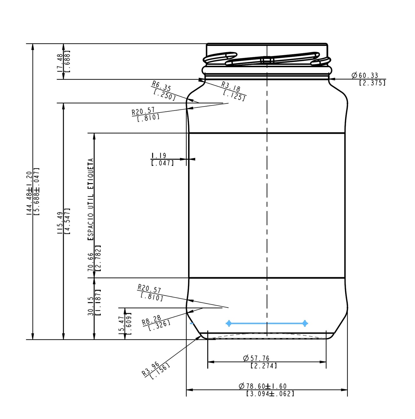ENVASE DE VIDRIO 3373 FLINT TO X 24 UNIDADES