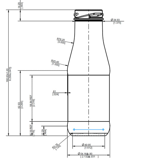 ENVASE DE VIDRIO 4176 FLINT TO X 24 UNIDADES