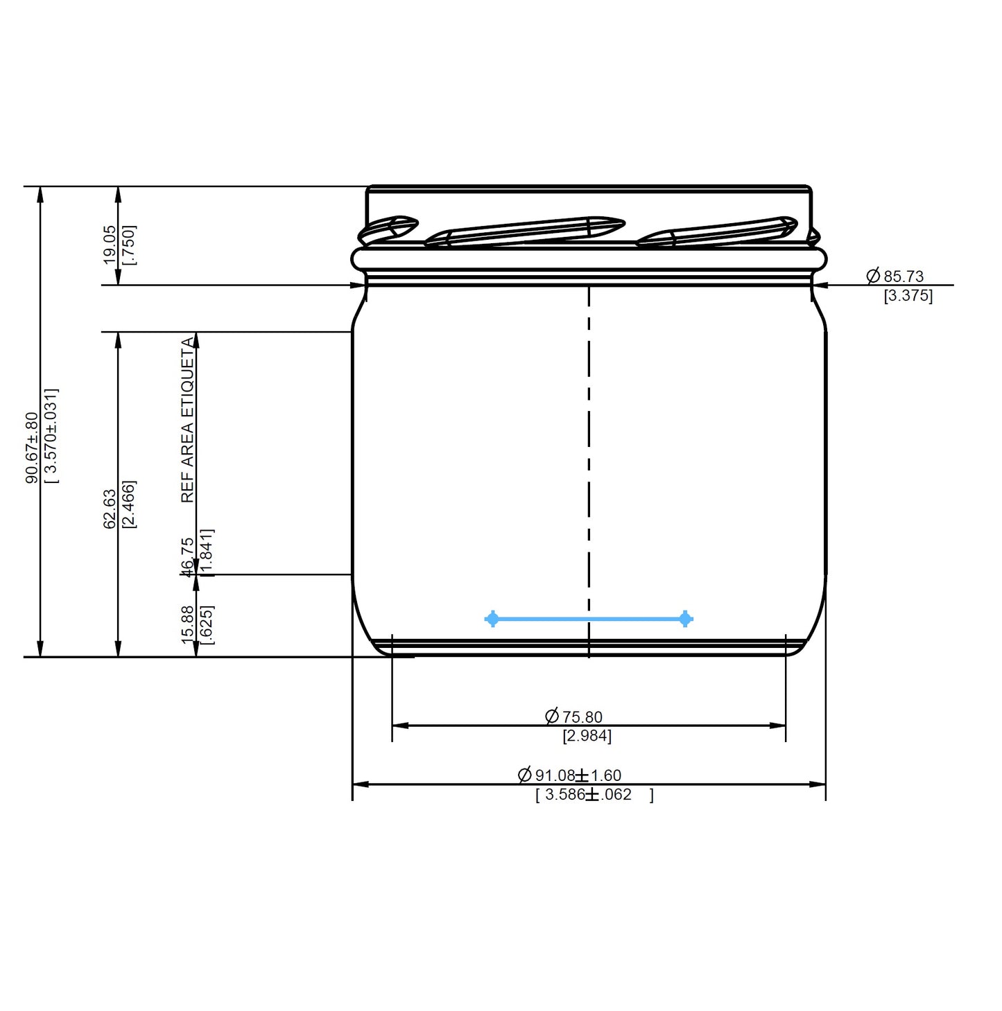 ENVASE DE VIDRIO 4267 FLINT TO X 12 UNIDADES