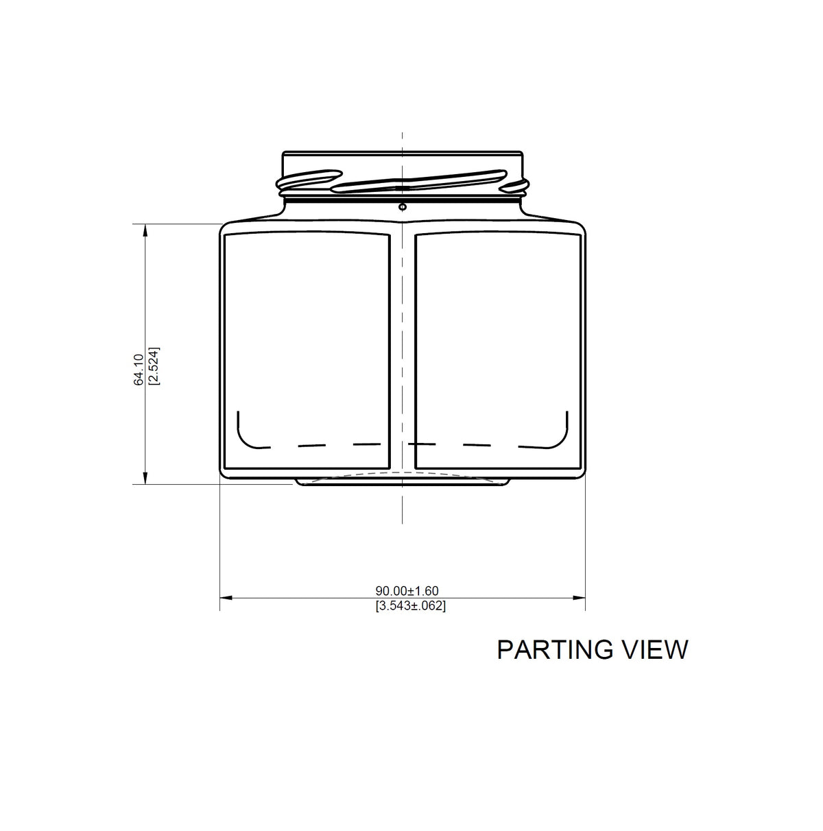ENVASE DE VIDRIO 4352 FLINT TO TERMO X 12 UNIDADES