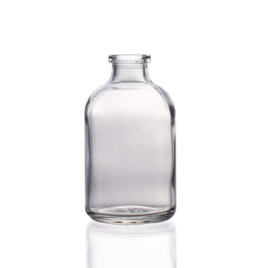 ENVASE DE VIDRIO SH100F AMBAR 100ml AGRAFE B.20 X 63 UNIDADES