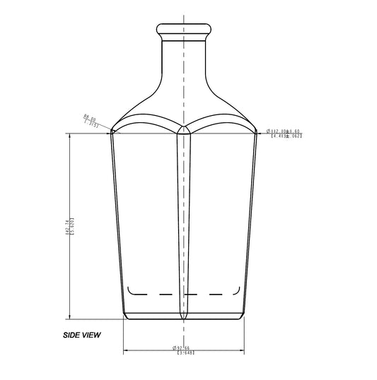 ENVASE DE VIDRIO IMPERIAL LS 4201 FLINT CORCHO X 12 UNIDADES