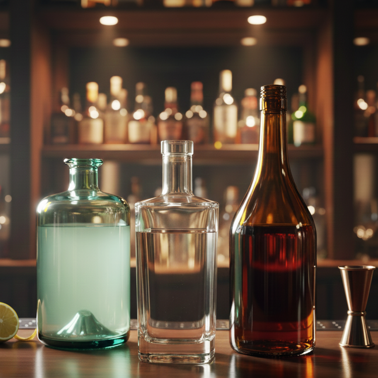 Botellas para licores artesanales