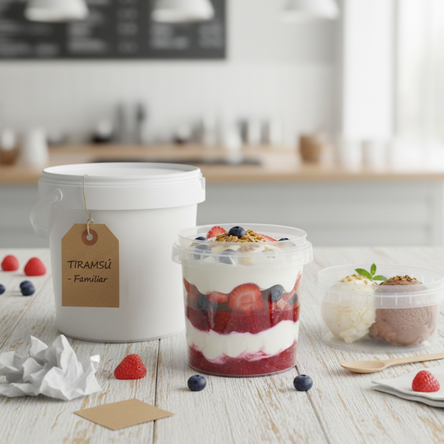 Envases Plásticos Postres/Helados