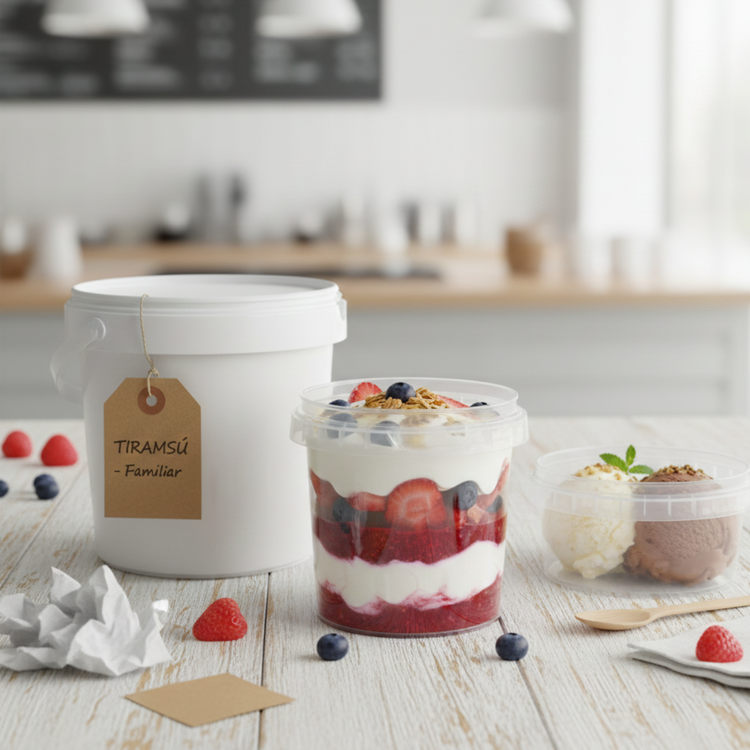 Envases Plásticos Postres/Helados