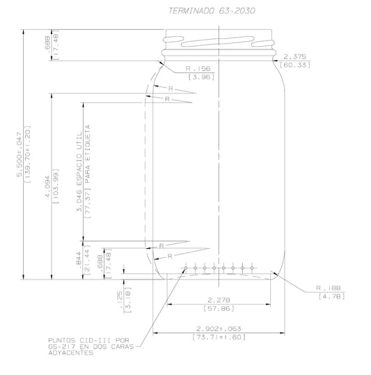 ENVASE DE VIDRIO 3369 FLINT TO X 24 UNIDADES