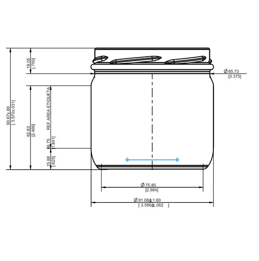 ENVASE DE VIDRIO 4267 FLINT TO X 12 UNIDADES