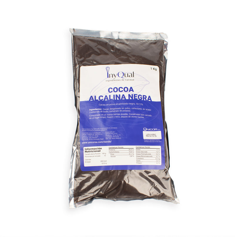 COCOA EN POLVO ALCALINA NEGRA PV7 -100% CACAO