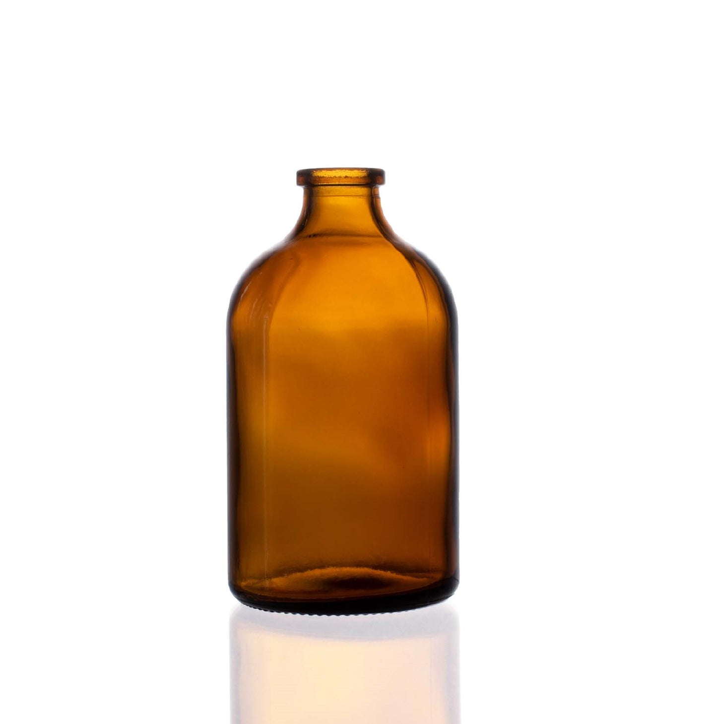 ENVASE DE VIDRIO SH100F AMBAR 100ml  AGRAFE B.20 X 63 UNIDADES