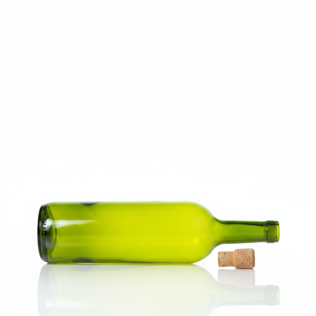 Botella fondo blanco