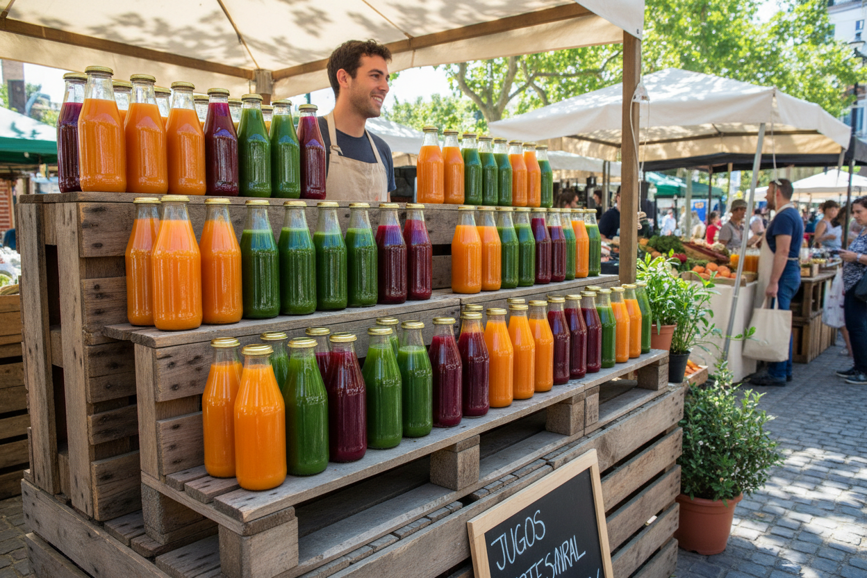 Contexto mercado al aire libre