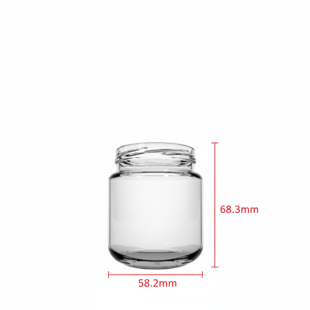 Envase 4186 con medidas 68.3mm x 58.2mm