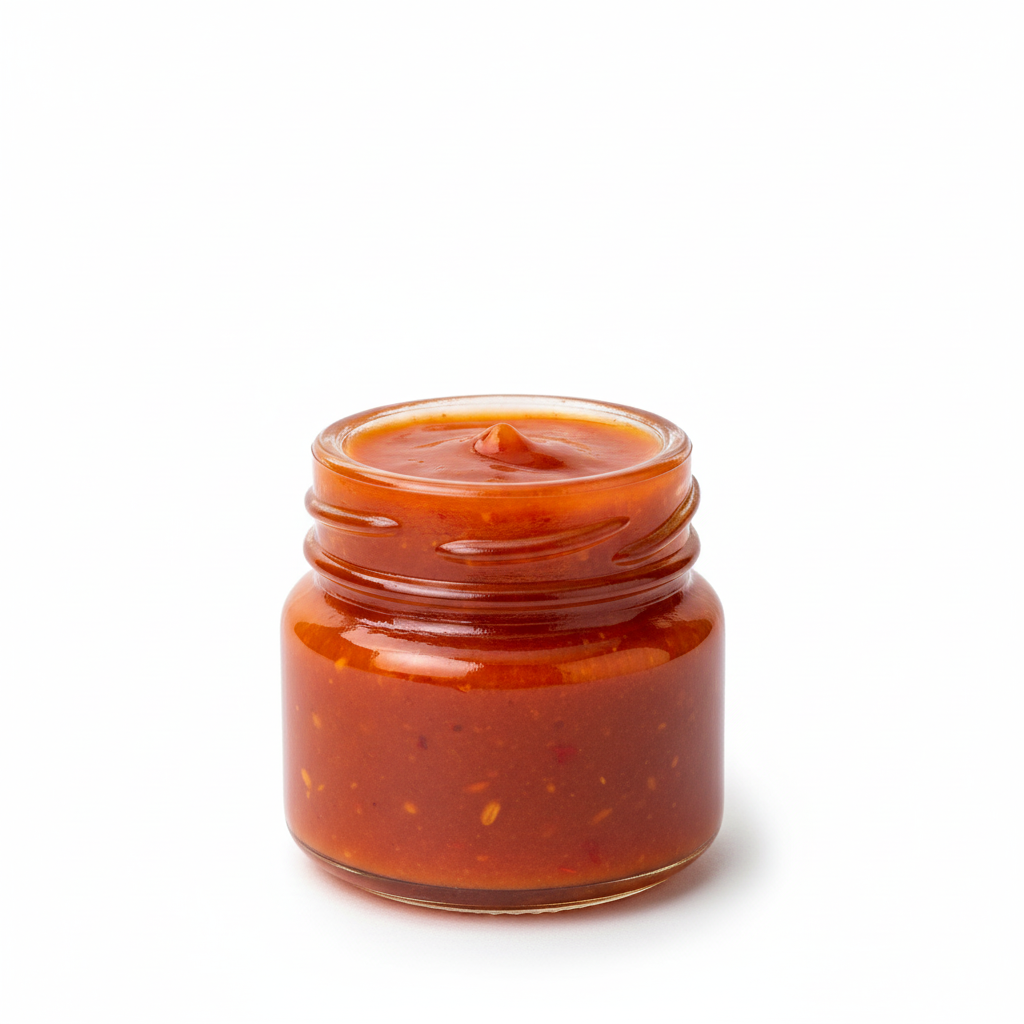 Envase con salsa picante