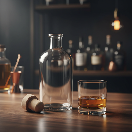 Lifestyle botella flint 375ml mesa de bar premium