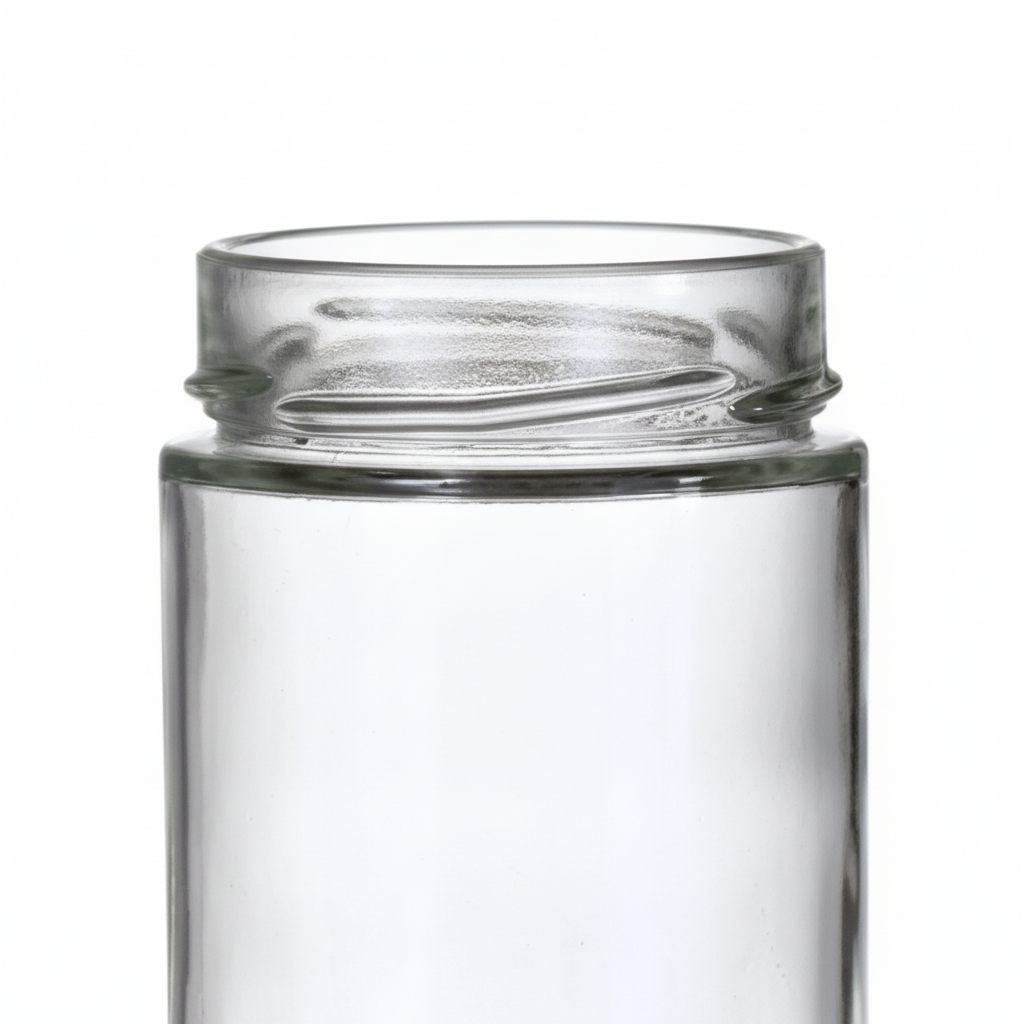 Detalle del área de cierre Twist Off boca ancha 70mm