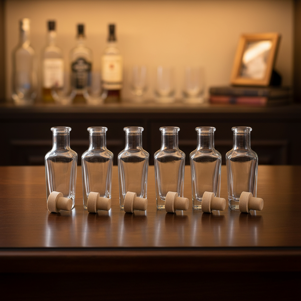 Botellas Imperial LS 4615 50ml lifestyle kit degustación premium con tapón al lado