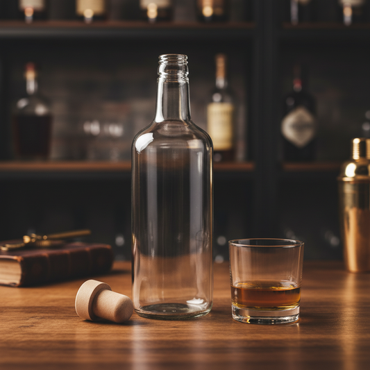 Lifestyle botella flint 750ml mesa de bar artesanal