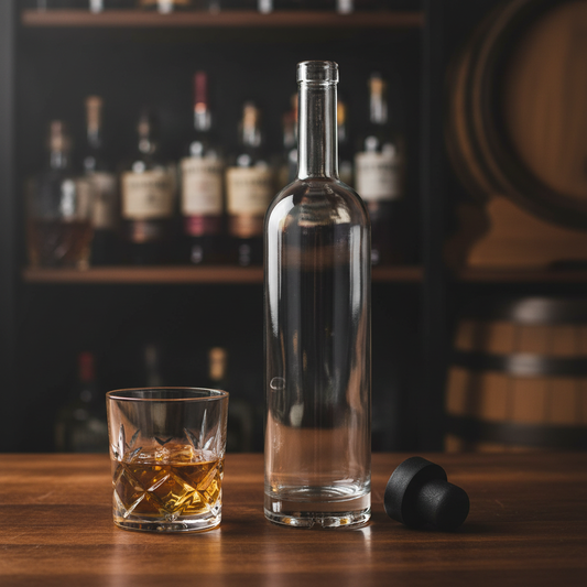 Lifestyle botella flint 750ml mesa de bar premium