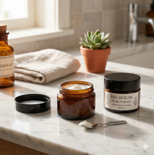 frasco ambar con tapa 60ml para cremas