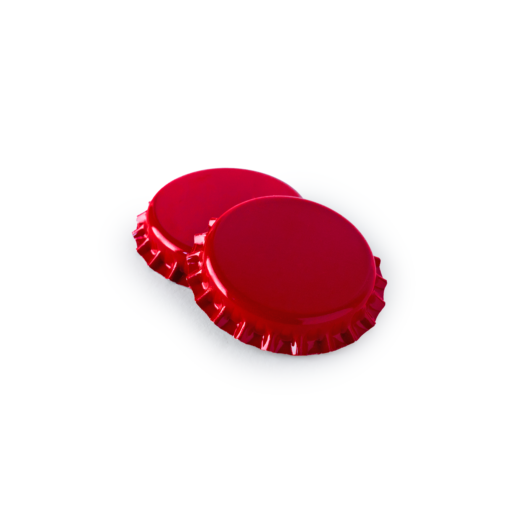 TAPA METÁLICA 26 mm CORONA ROJA