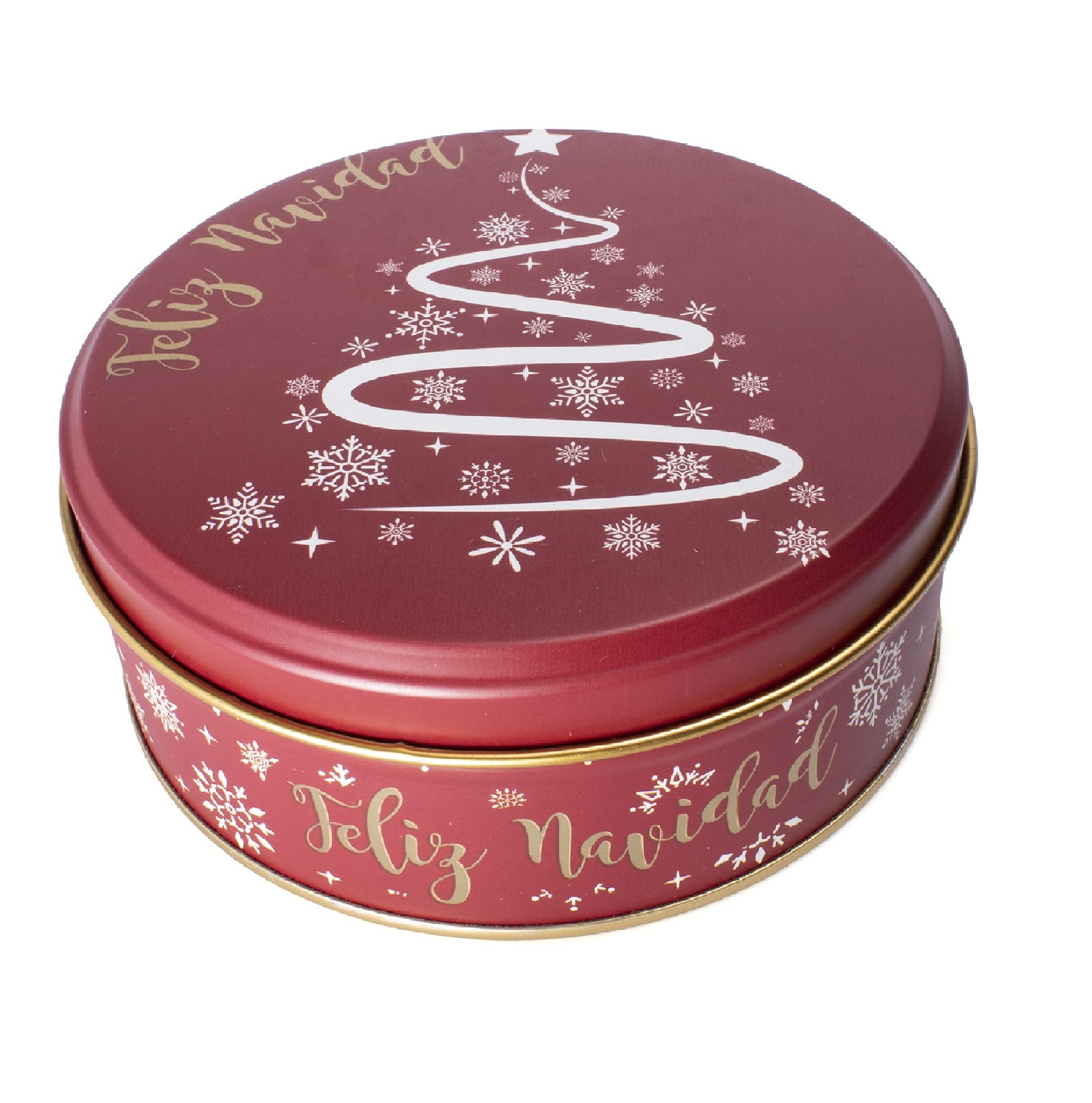 CAJA METÁLICA 141X55 FELIZ NAVIDAD ROJO CAJA METÁLICA 141X55 FELIZ NAVIDAD ROJO
