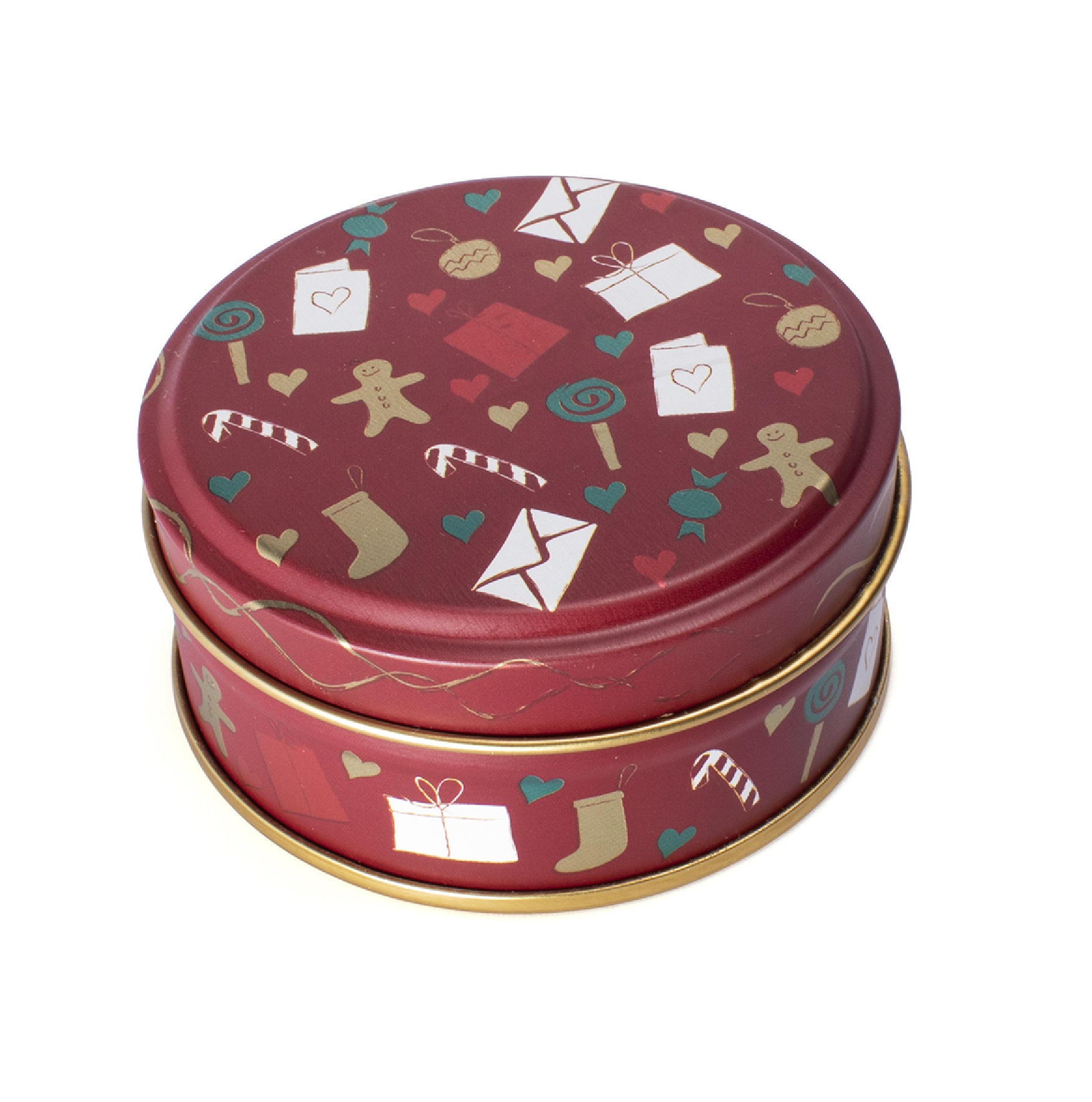 CAJA METÁLICA 88X40 FELIZ NAVIDAD ROJO CAJA METÁLICA 88X40 FELIZ NAVIDAD ROJO
