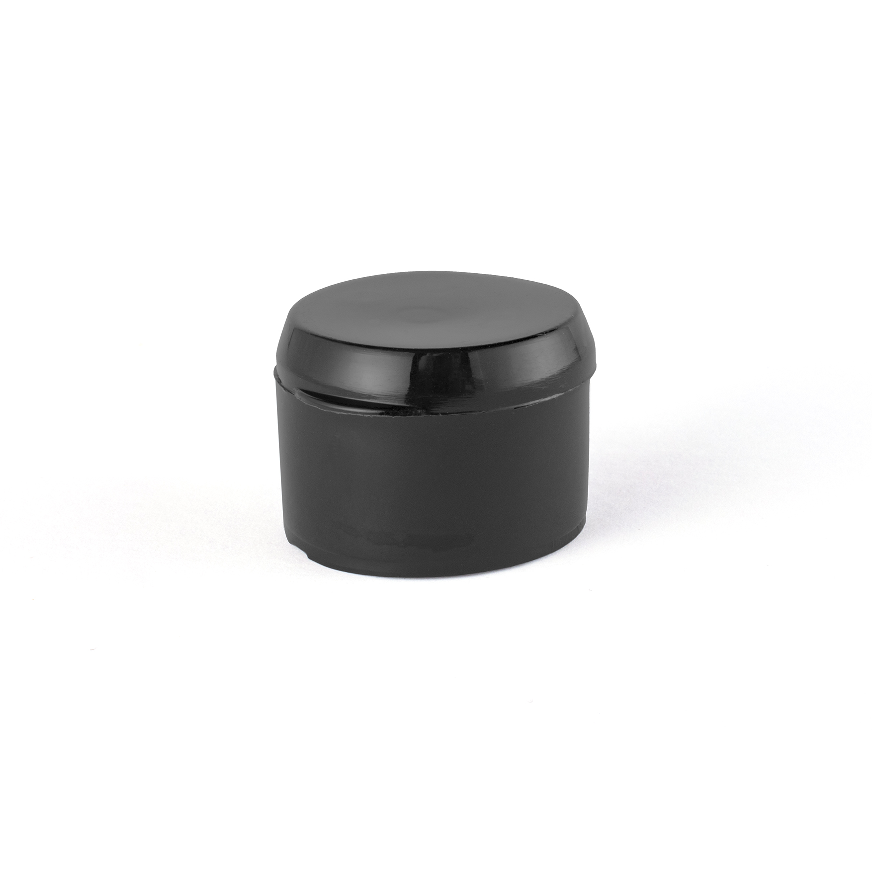 TAPA PLASTICA 24 mm FLIP TOP NEGRA